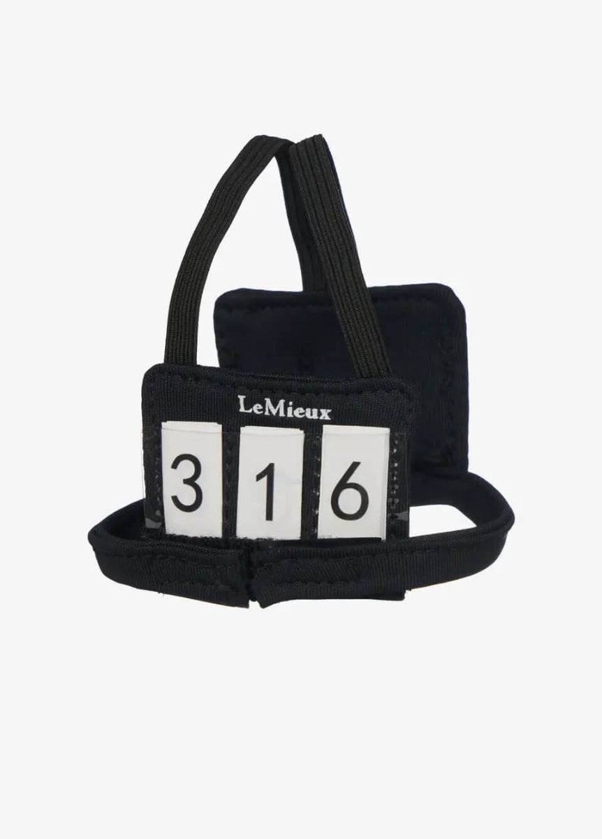 LeMieux Toy Rider Body Protector and Number Bib - Black