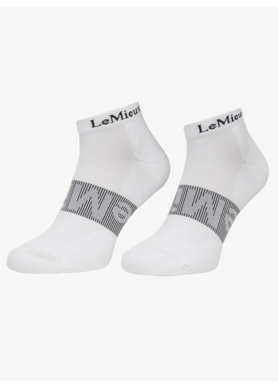 LeMieux Trainer Socks 3 Pack - White