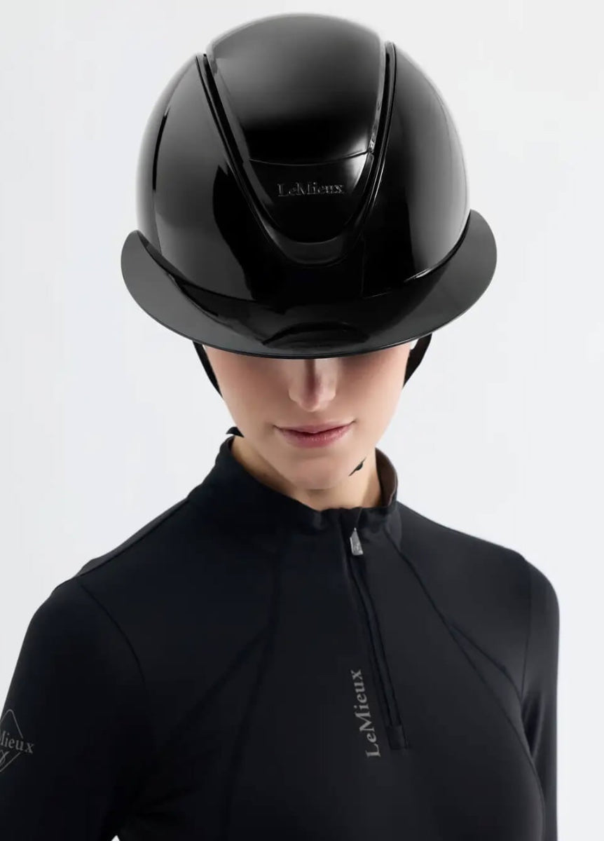 LeMieux Verv Gloss Competition Helmet - Black