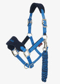 LeMieux Vogue Fleece Headcollar & Leadrope - Benetton Blue