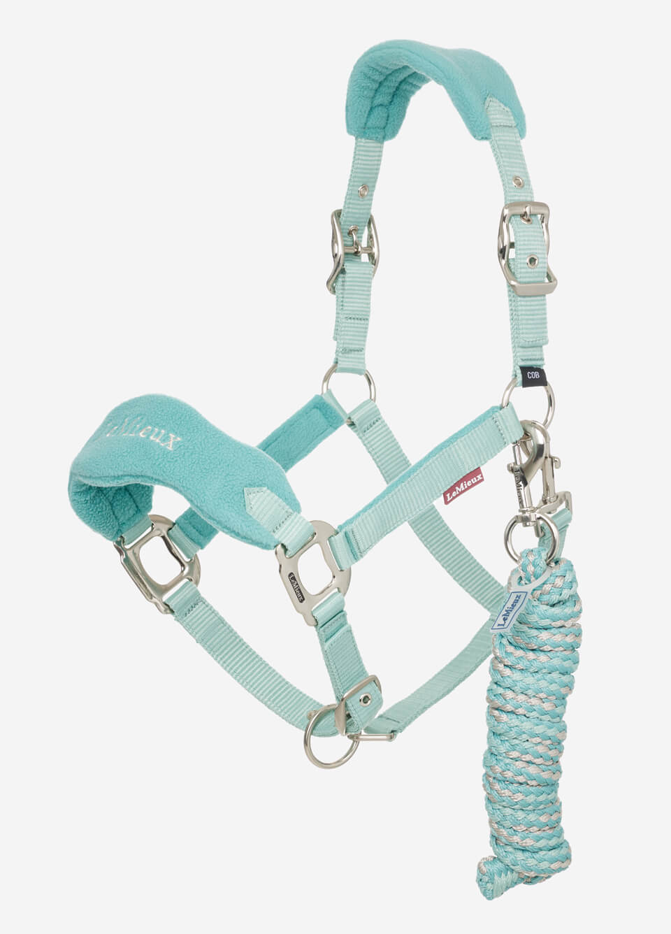 LeMieux Vogue Fleece Headcollar & Leadrope - Lagoon
