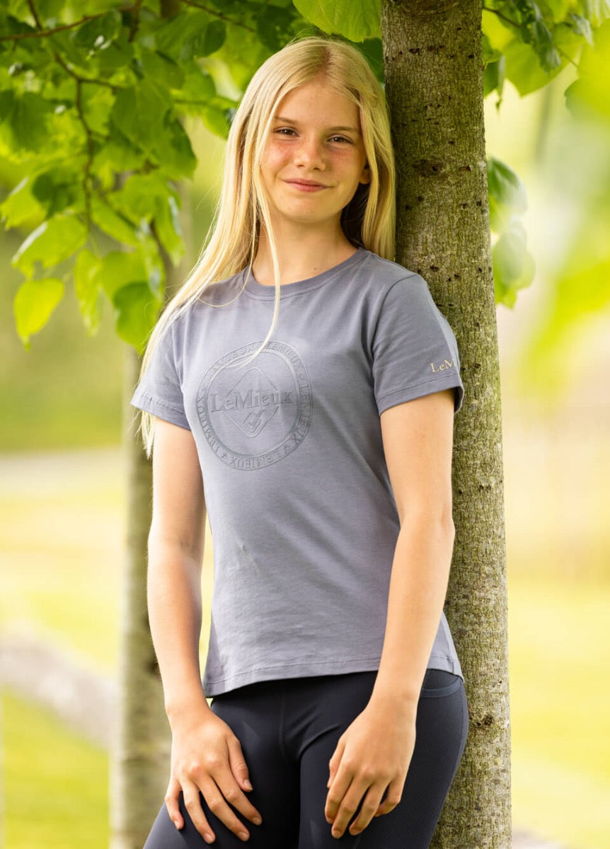 LeMieux Young Rider Arianna T-Shirt - Jay Blue