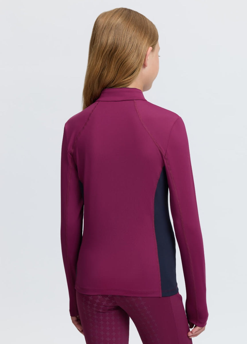 LeMieux Young Rider Classique Base Layer - Blackberry