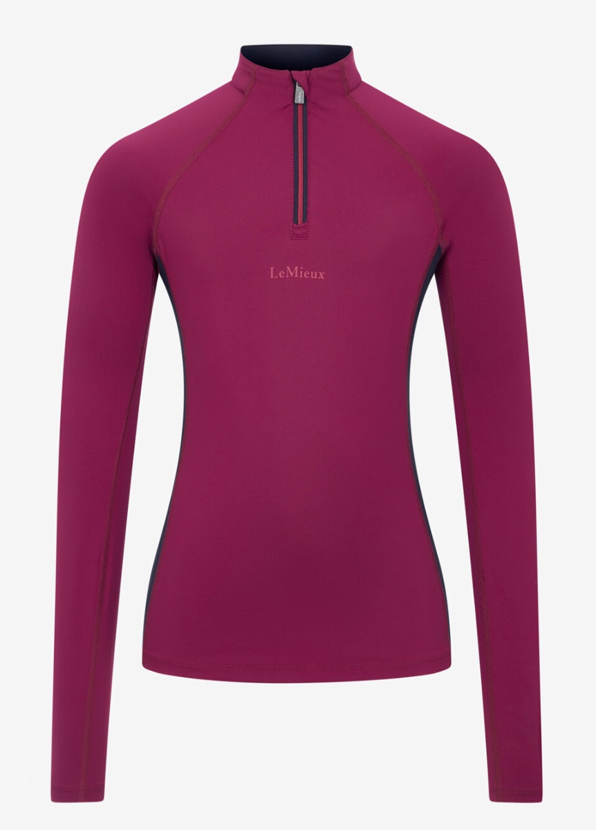 LeMieux Young Rider Classique Base Layer - Blackberry