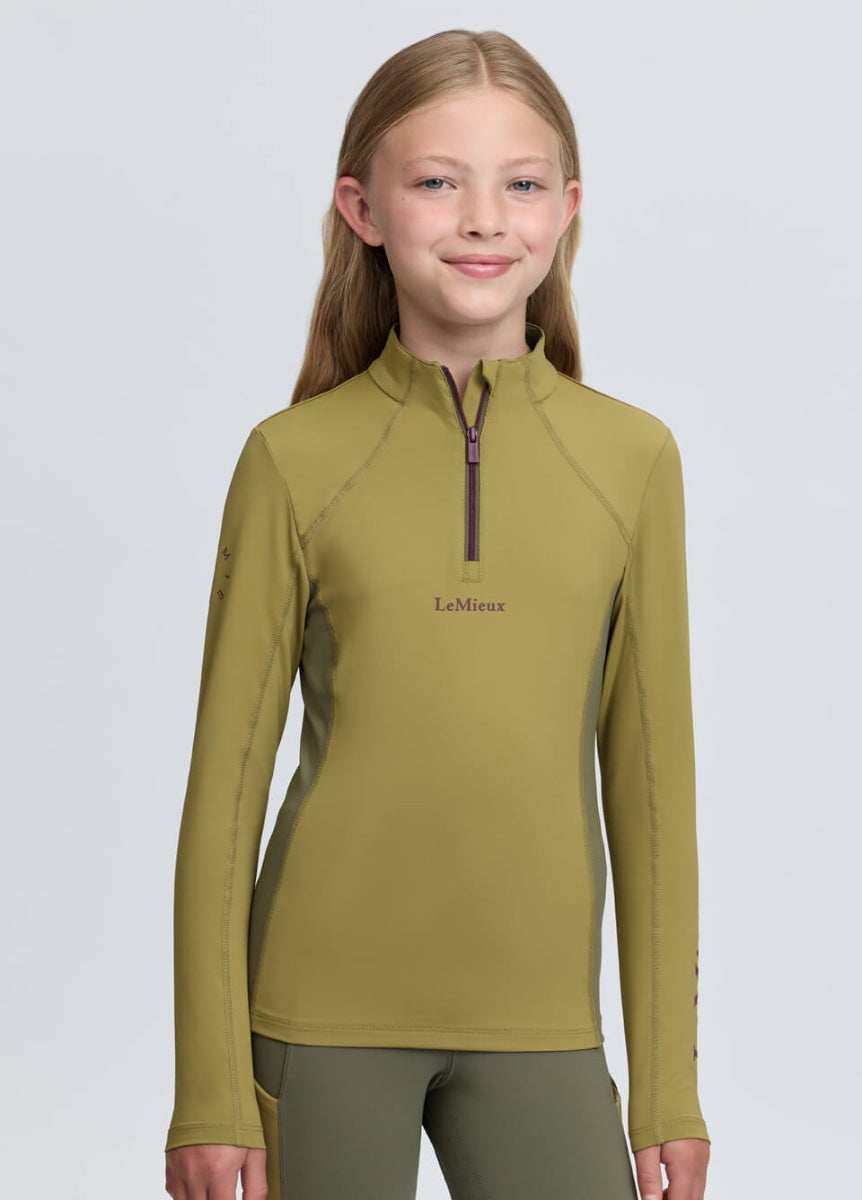 LeMieux Young Rider Classique Base Layer - Gooseberry