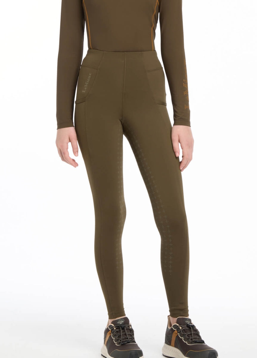 LeMieux Young Rider Orla Pull On Breeches - Alpine