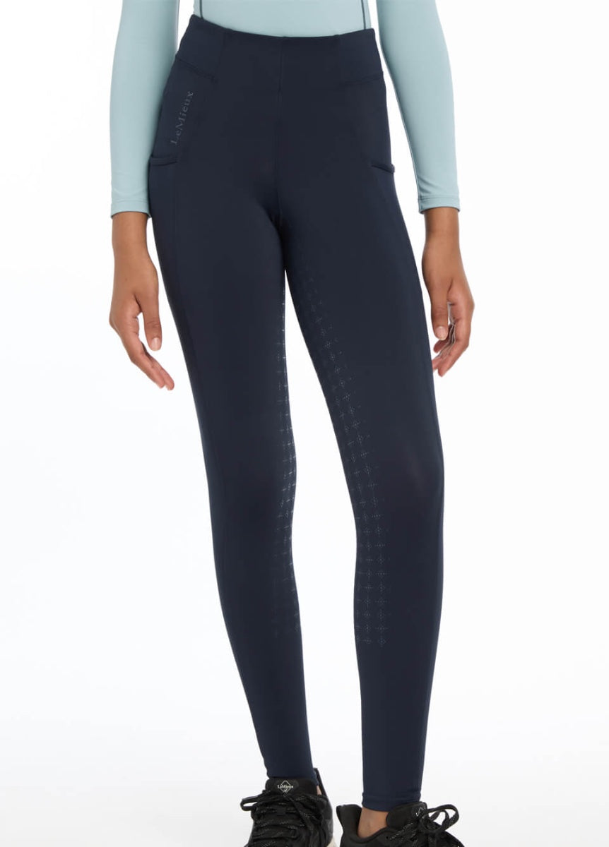 LeMieux Young Rider Orla Pull On Breeches - Navy