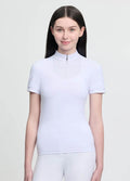 LeMieux Young Rider Brilliance Livvy SS Show Shirt - White