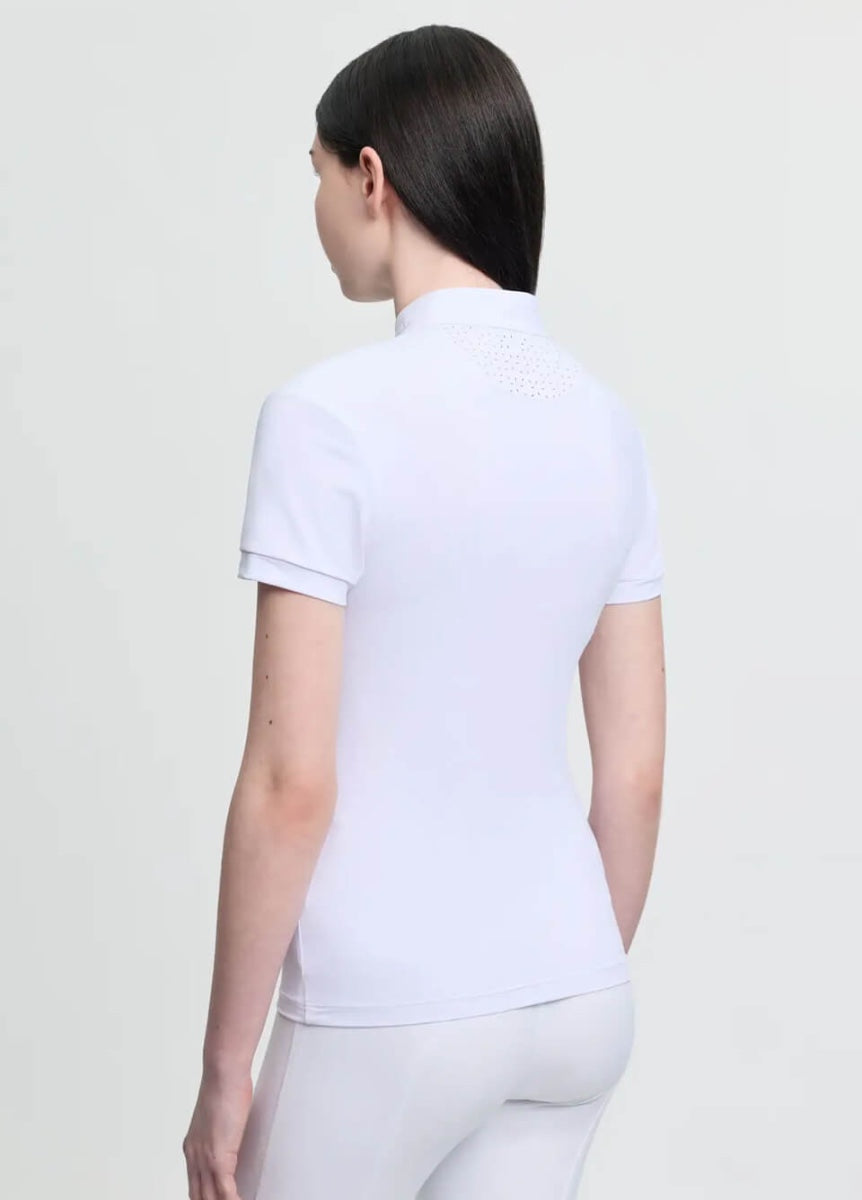 LeMieux Young Rider Brilliance Livvy SS Show Shirt - White