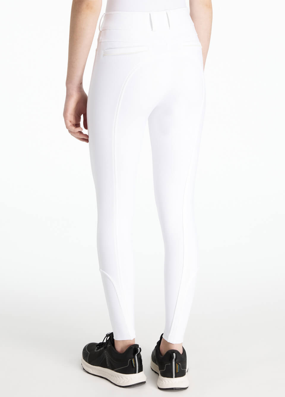 LeMieux Young Rider Izzy Knee Grip Breeches - White