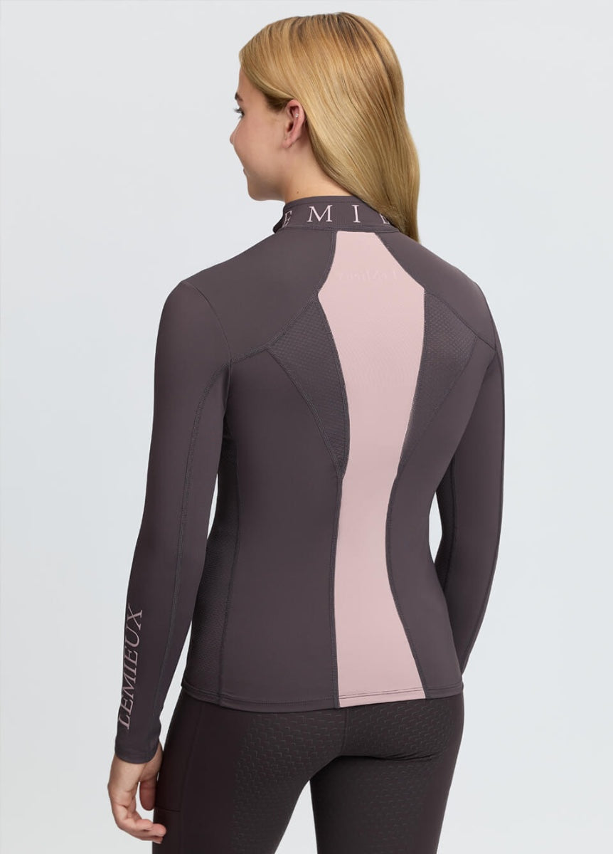 LeMieux Young Rider Mia Mesh Base Layer - Cocoa