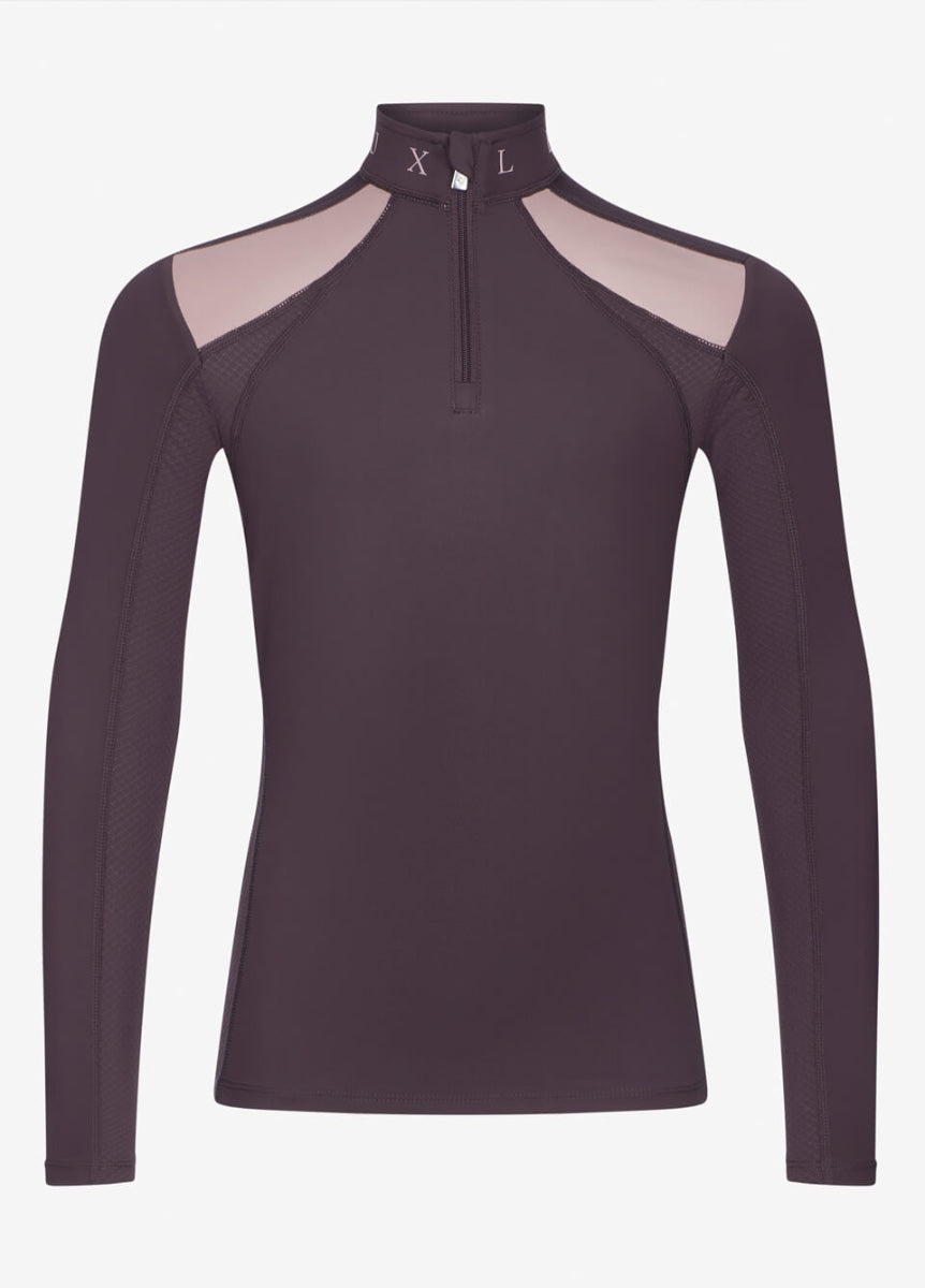 LeMieux Young Rider Mia Mesh Base Layer - Cocoa