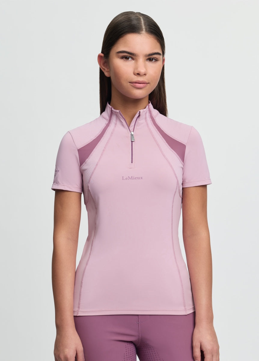 LeMieux Young Rider Mia Mesh Base Layer - Fondant