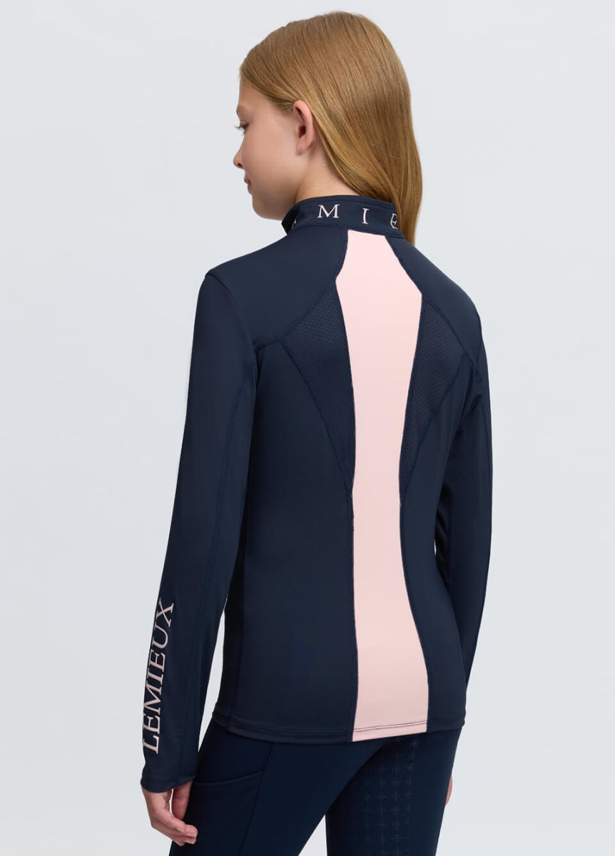 LeMieux Young Rider Mia Mesh Base Layer - Navy
