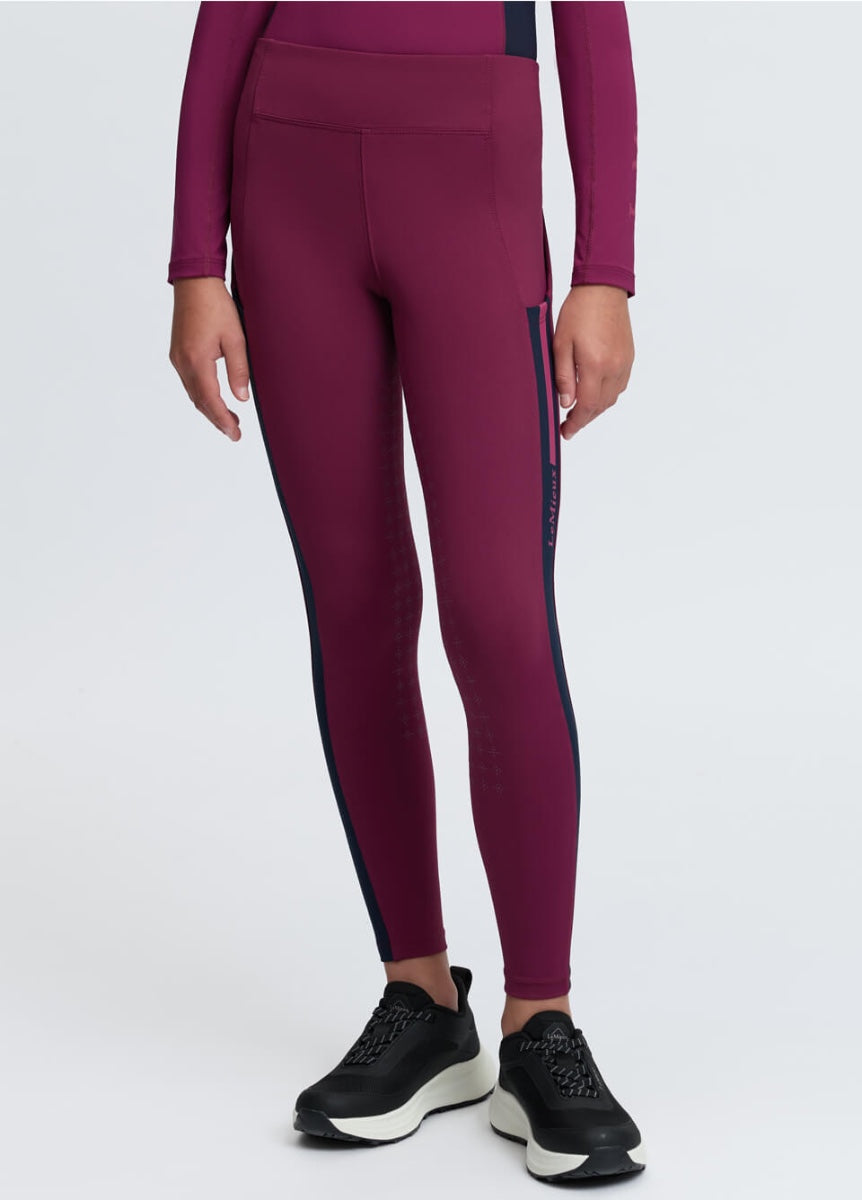 LeMieux Young Rider Orla Pull Ons - Blackberry