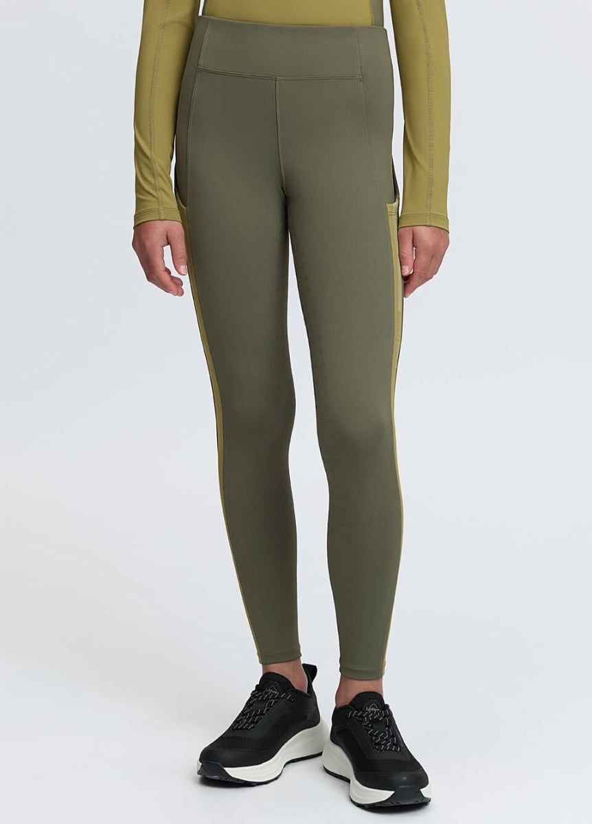 LeMieux Young Rider Orla Pull Ons - Willow Green
