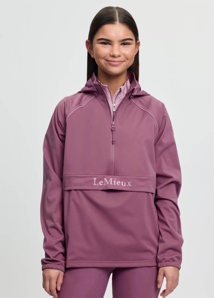 LeMieux Young Rider Paige 1/4 Zip Waterproof Jacket - Mallow
