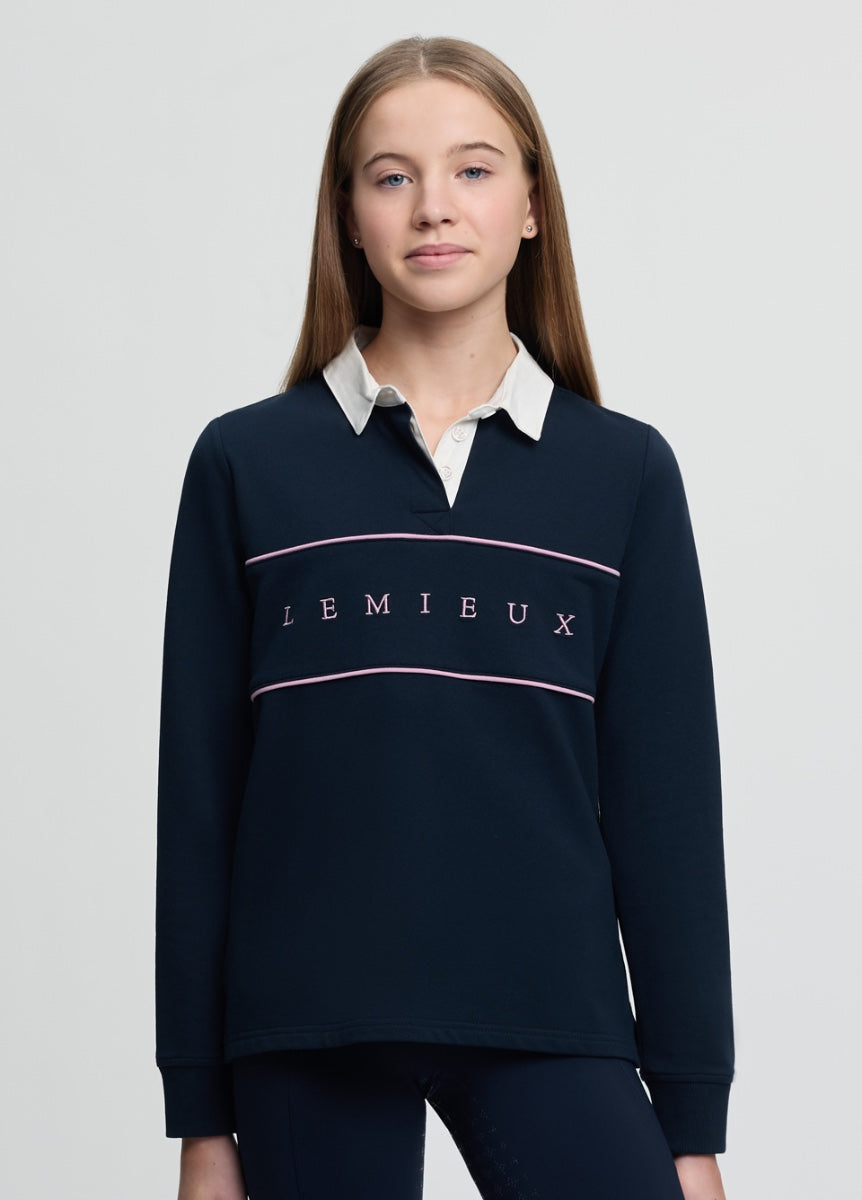 LeMieux Young Rider Riley Rugby Shirt - Navy
