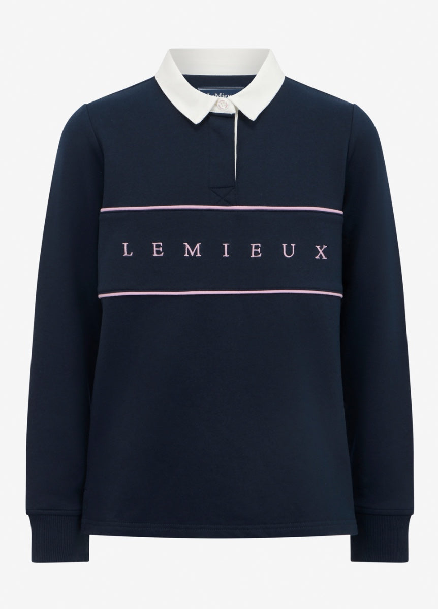 LeMieux Young Rider Riley Rugby Shirt - Navy
