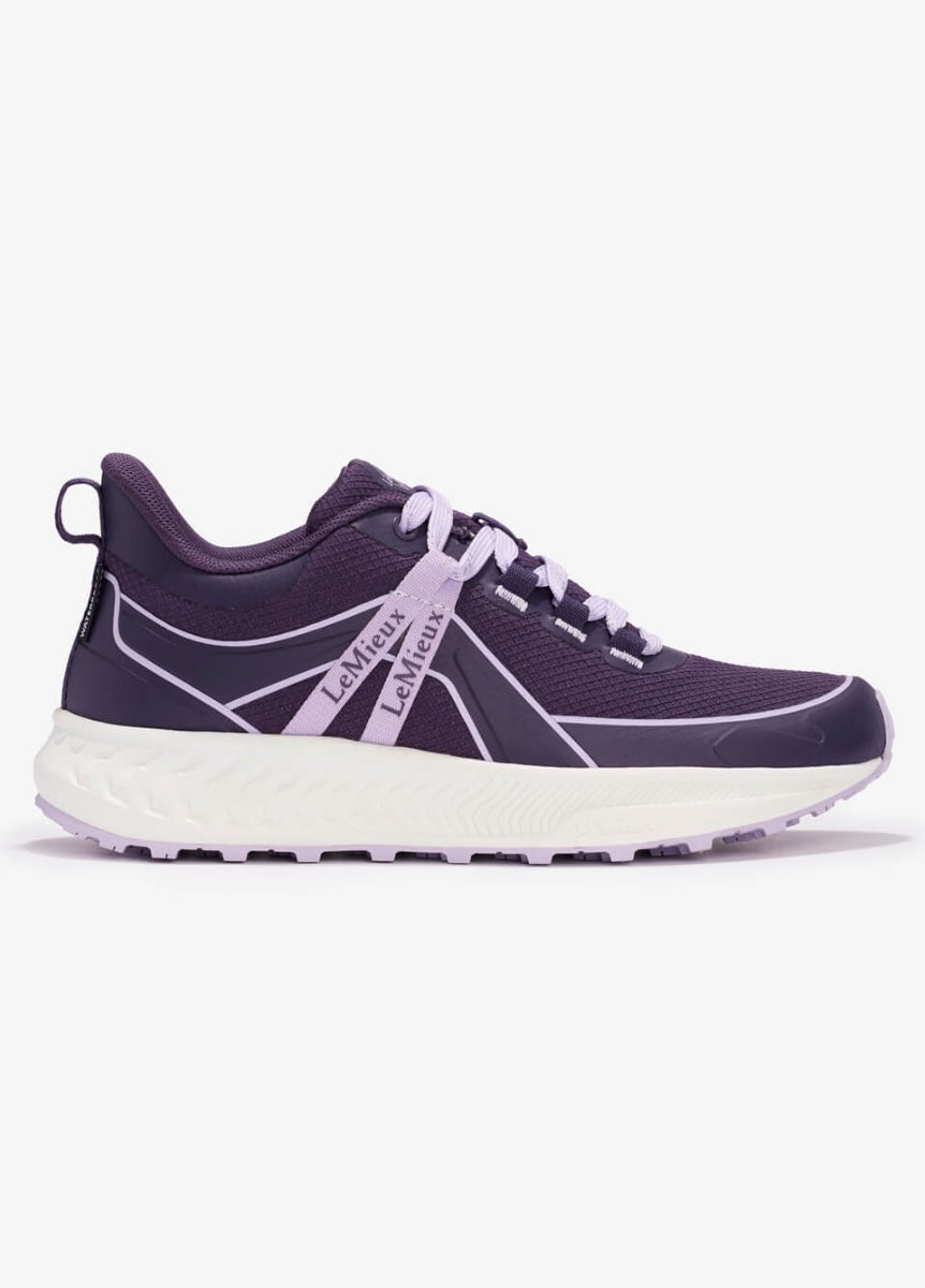 LeMieux Young Rider Trax Viva Waterproof Trainer - Juniper/Lilac