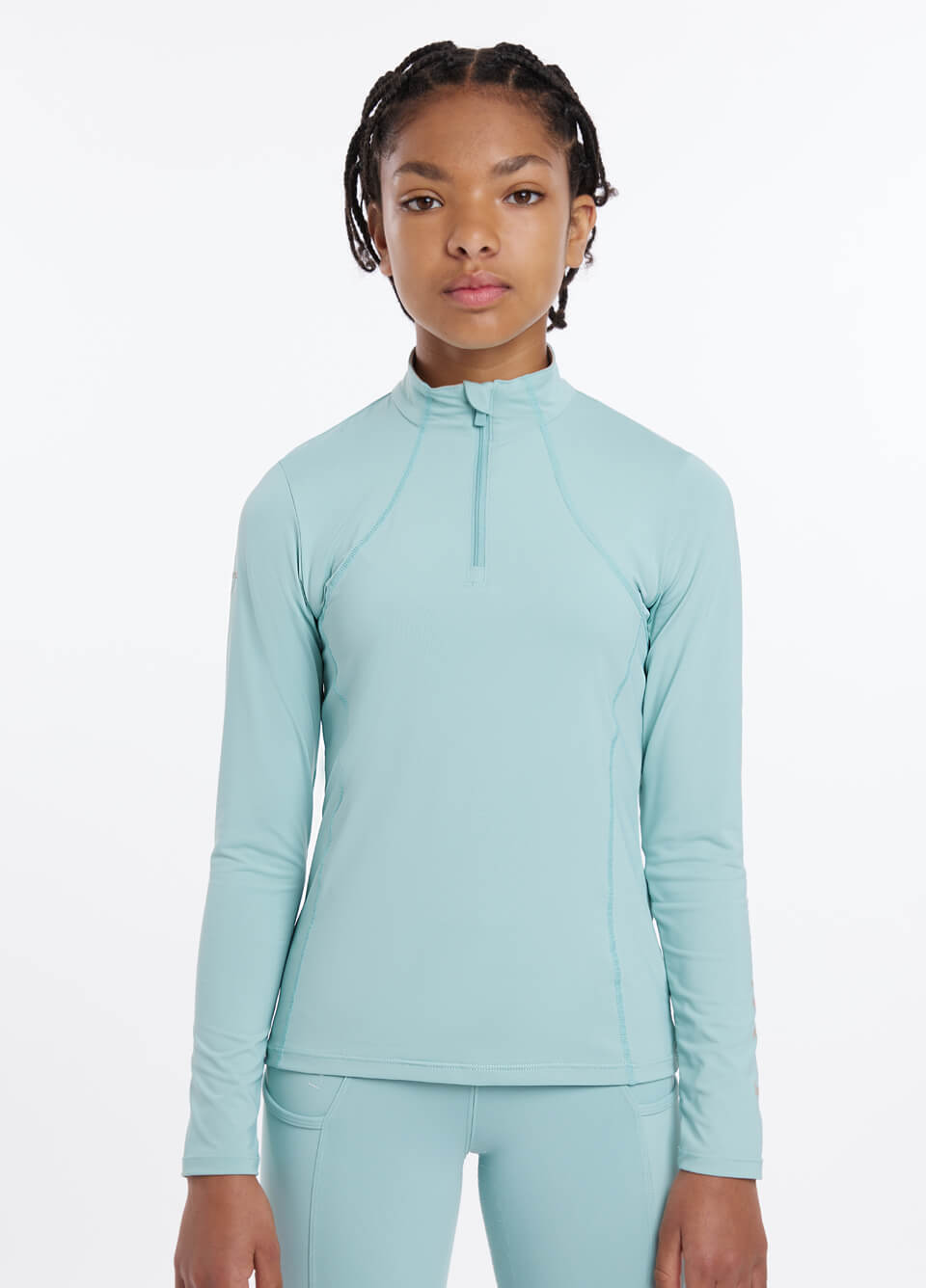 LeMieux Young Rider Base Layer - Aqua