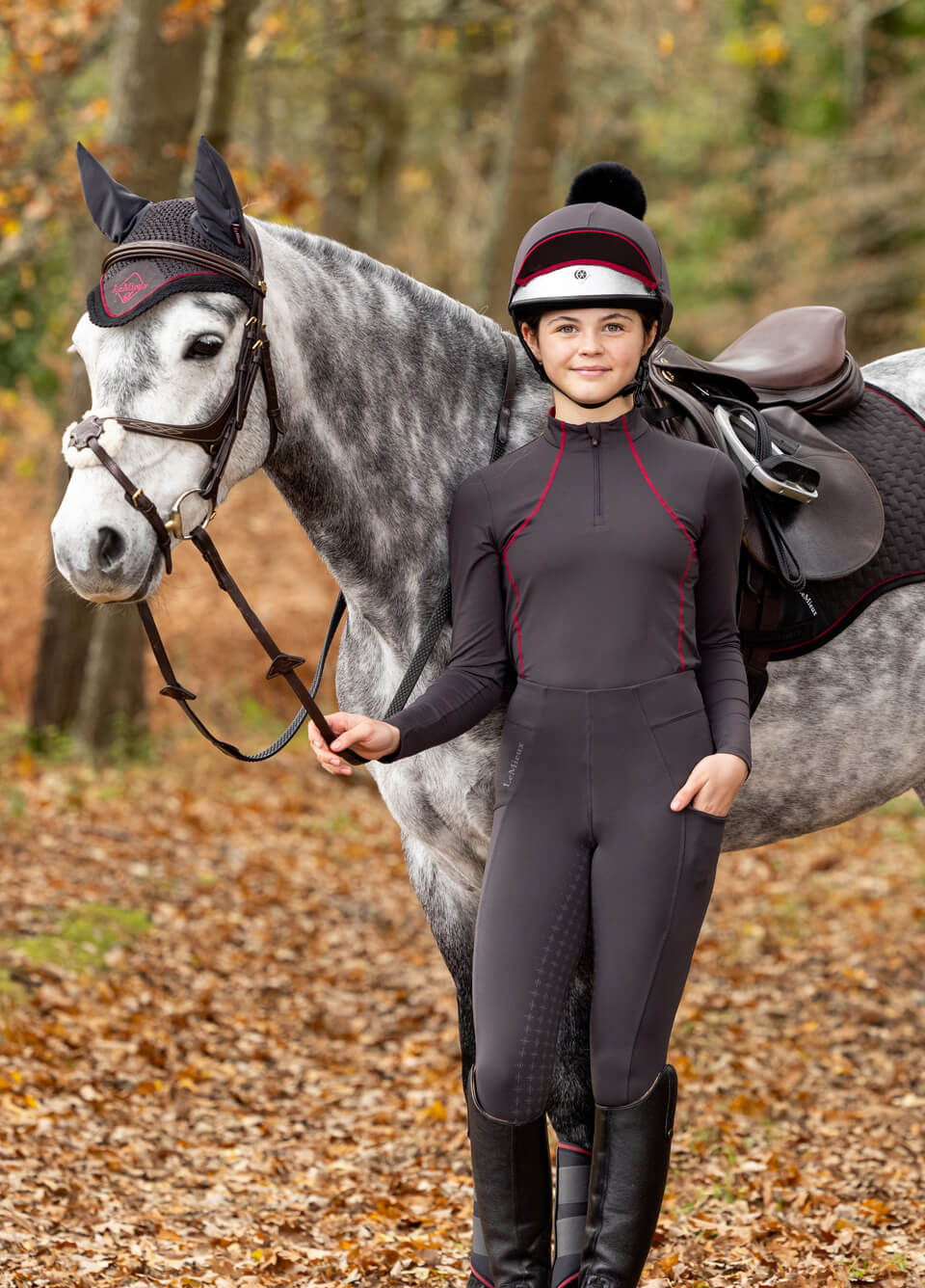 LeMieux Young Rider Base Layer - Cinder