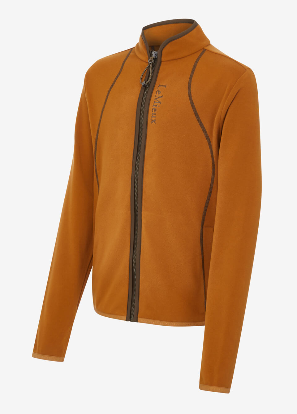 LeMieux Young Rider Felicity Fleece Zip Through - Ginger