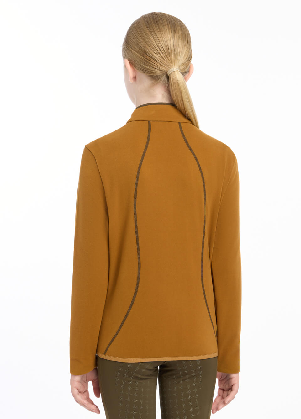 LeMieux Young Rider Felicity Fleece Zip Through - Ginger