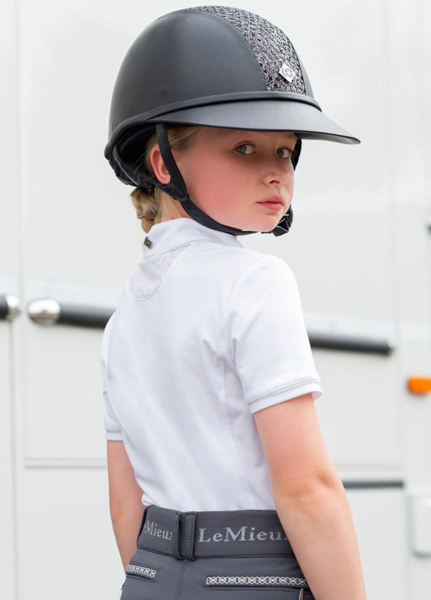 LeMieux Young Rider Belle Show Shirt - White
