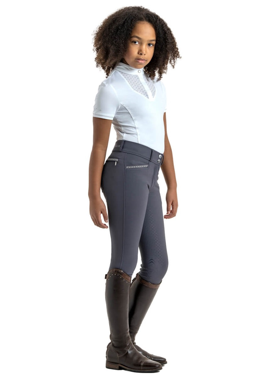 LeMieux Young Rider Belle Show Shirt - White