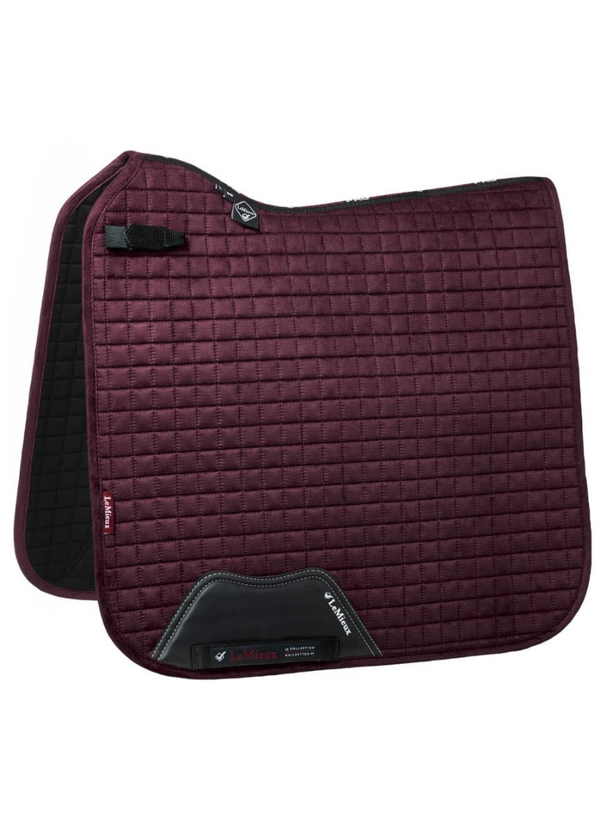 LeMieux Suede Dressage Square - Rioja