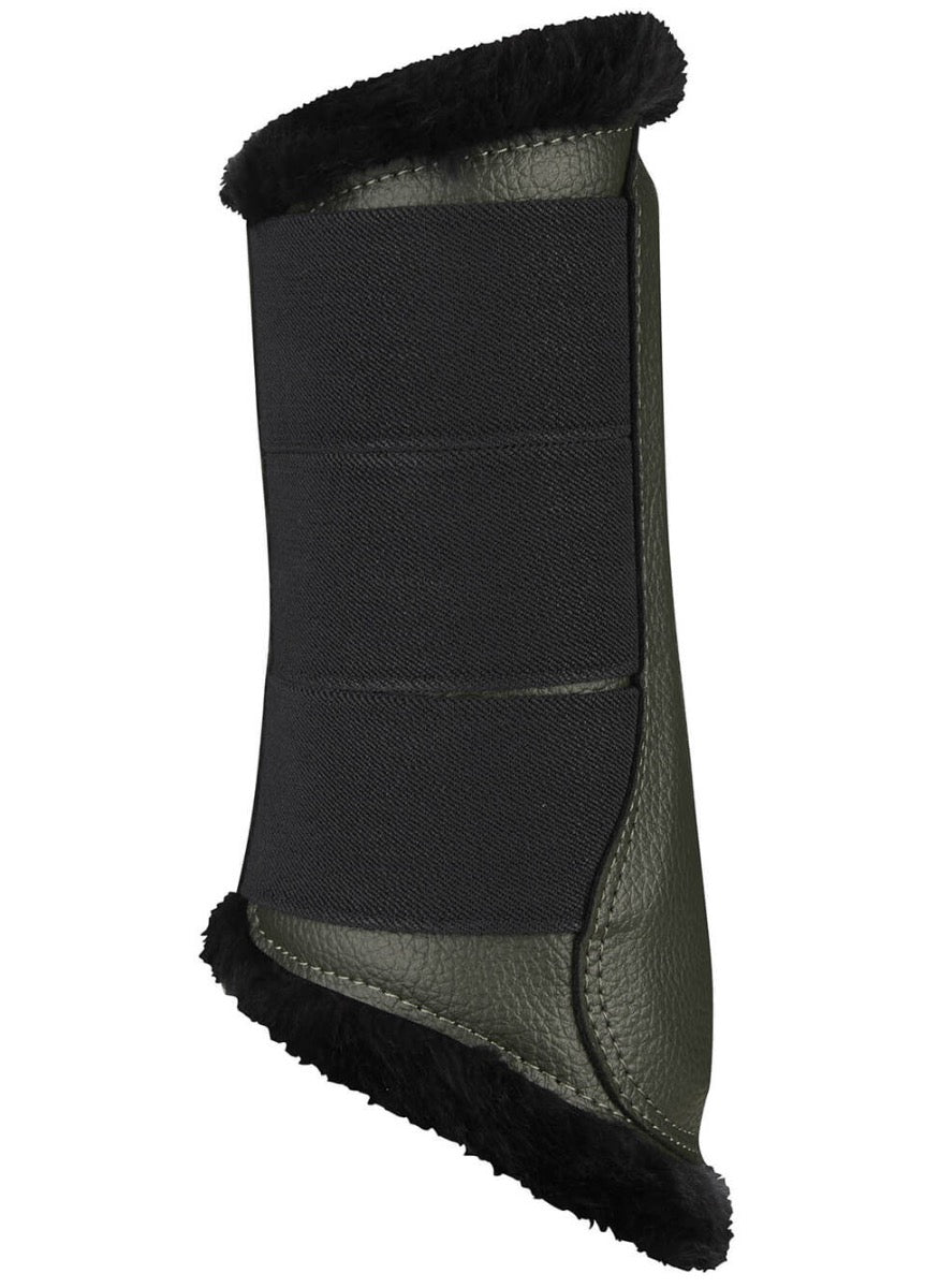 LeMieux Fleece Brushing Boots - Oak