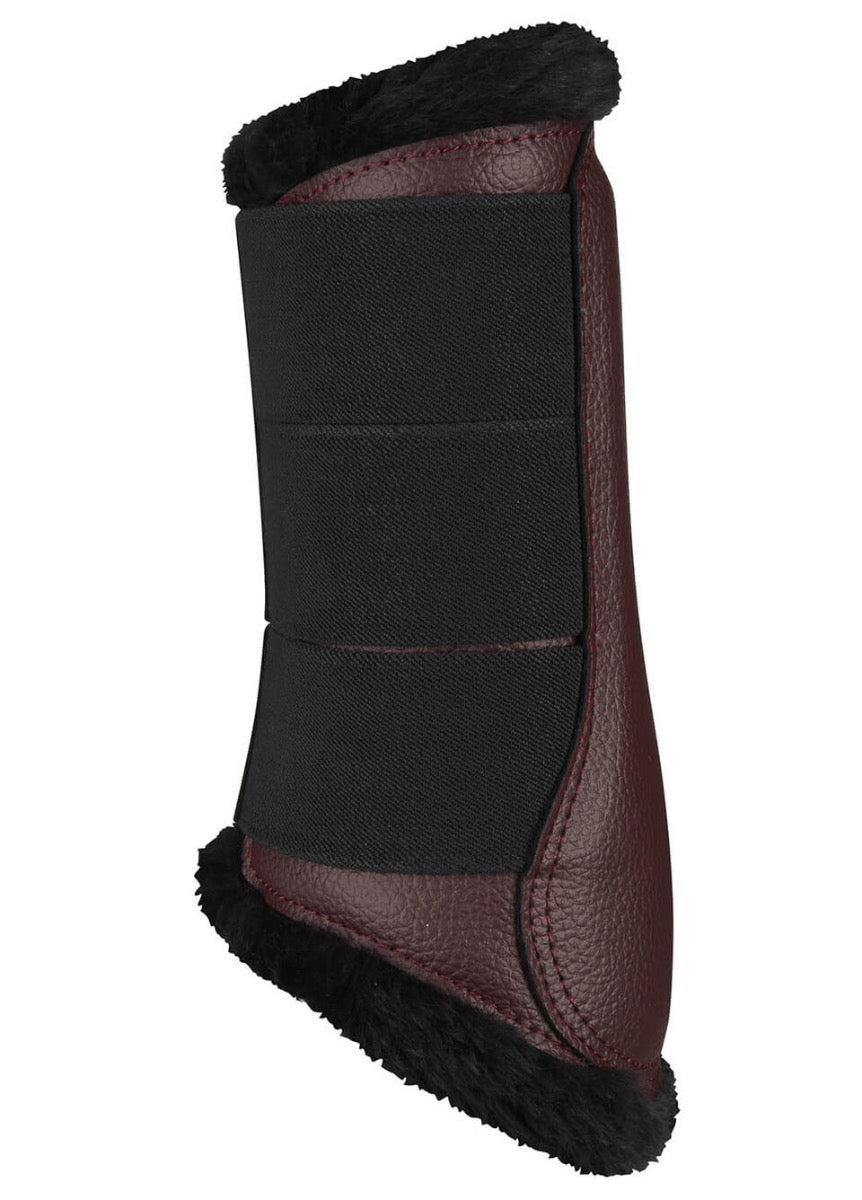 LeMieux Fleece Brushing Boots - Rioja