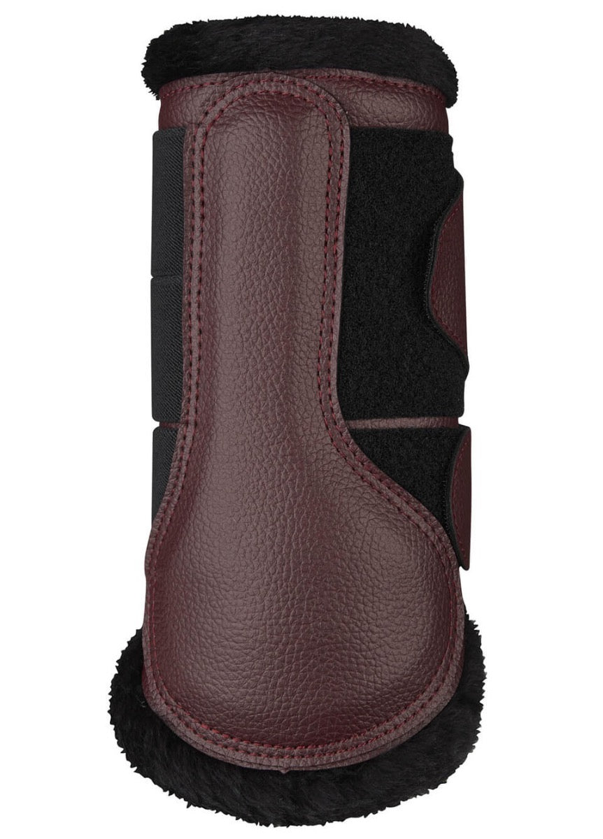 LeMieux Fleece Brushing Boots - Rioja