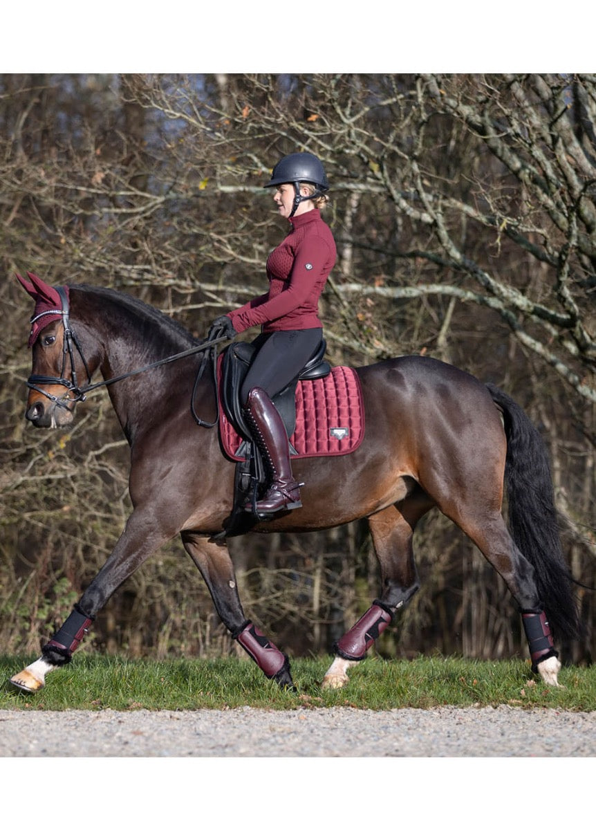 LeMieux Fleece Brushing Boots - Rioja