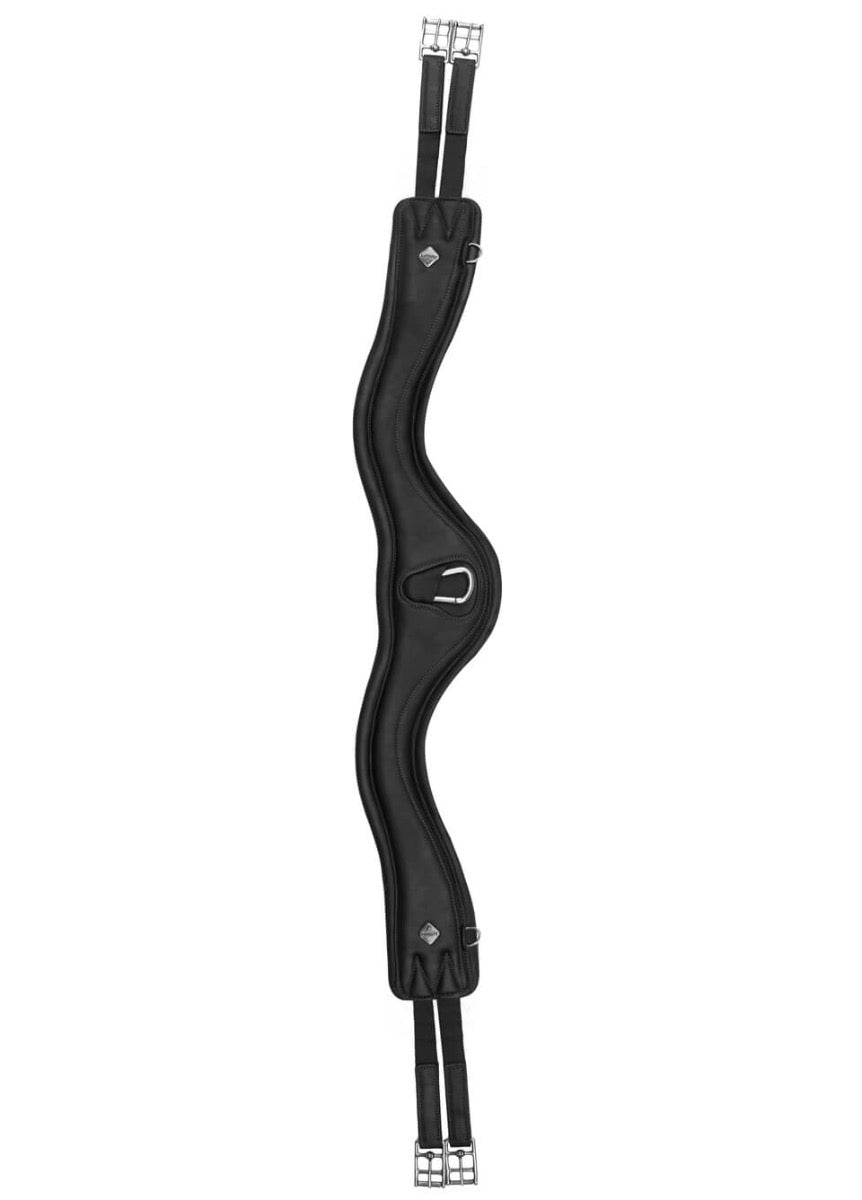 LeMieux Gel-Tek Anatomic Curve Jumping Girth - Black