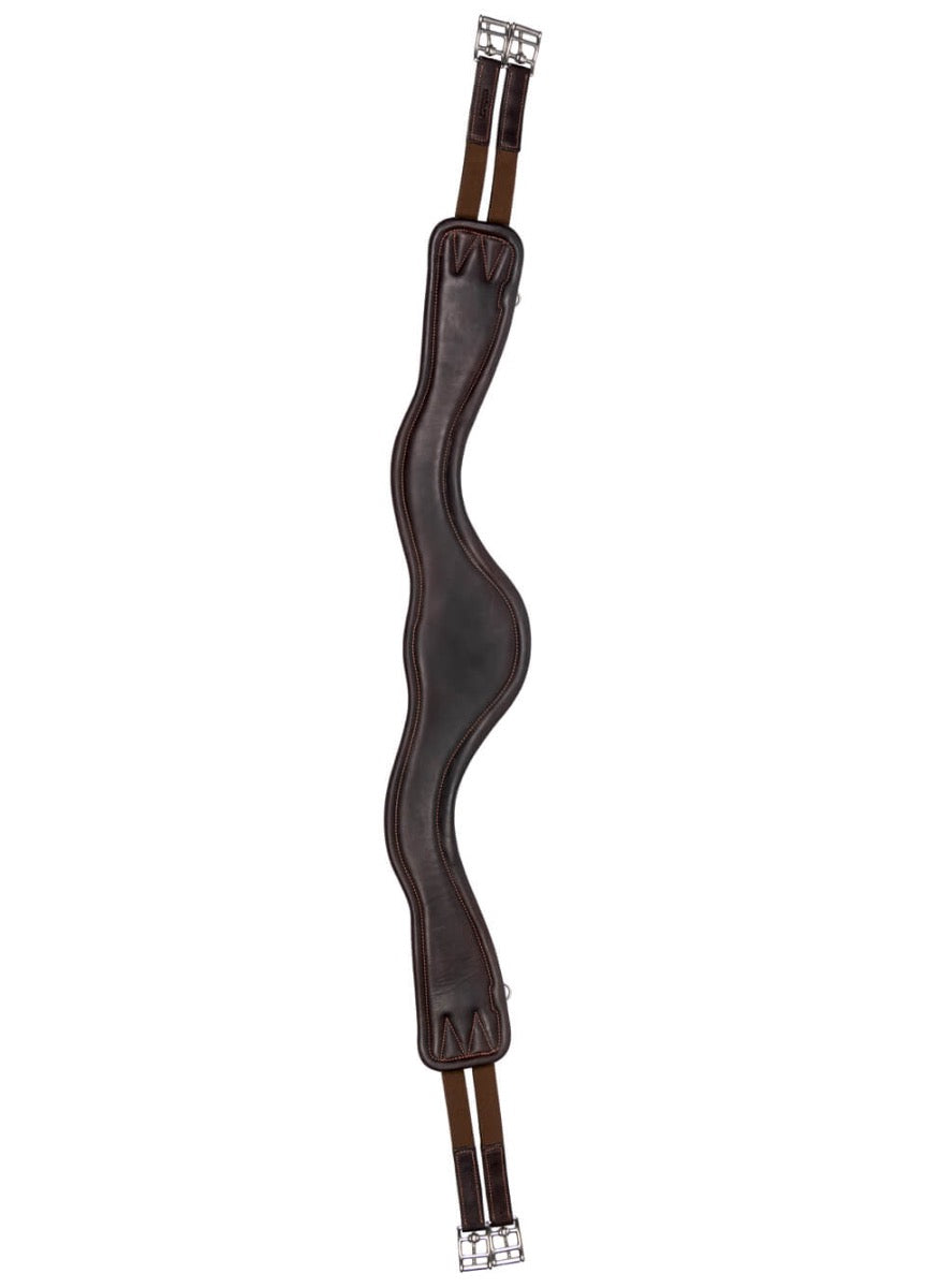 LeMieux Gel-Tek Anatomic Curve Jumping Girth - Brown