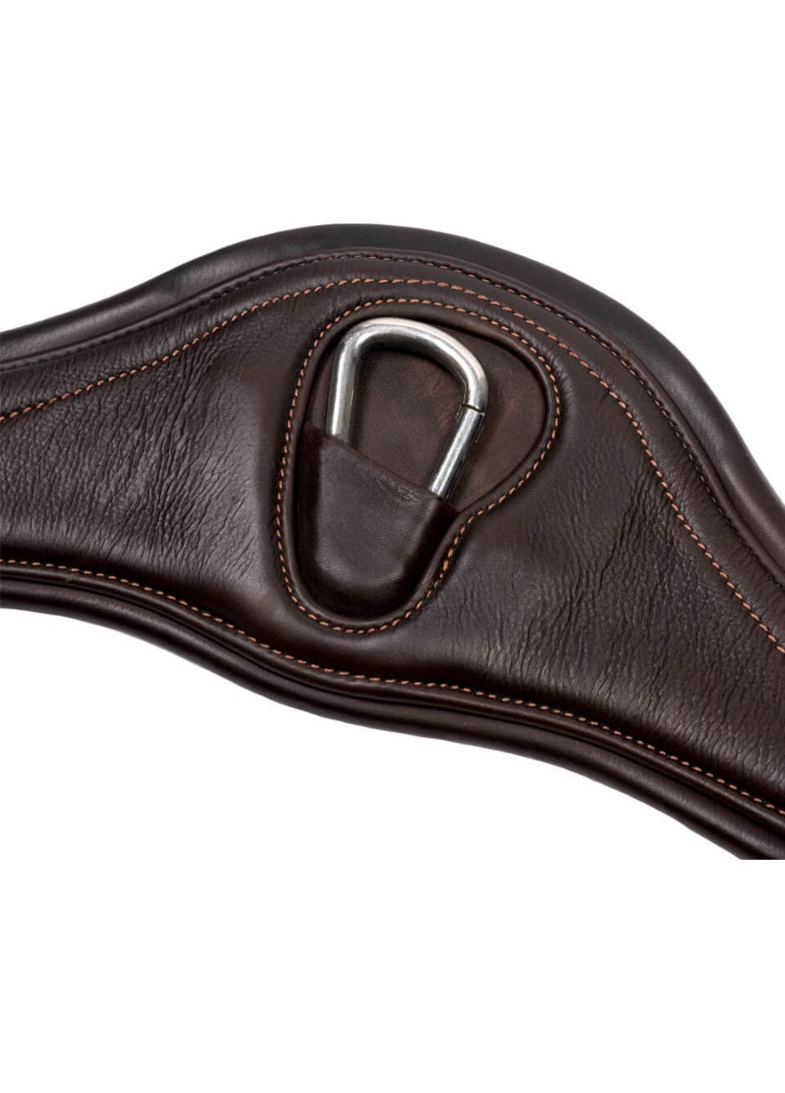 LeMieux Gel-Tek Anatomic Curve Jumping Girth - Brown