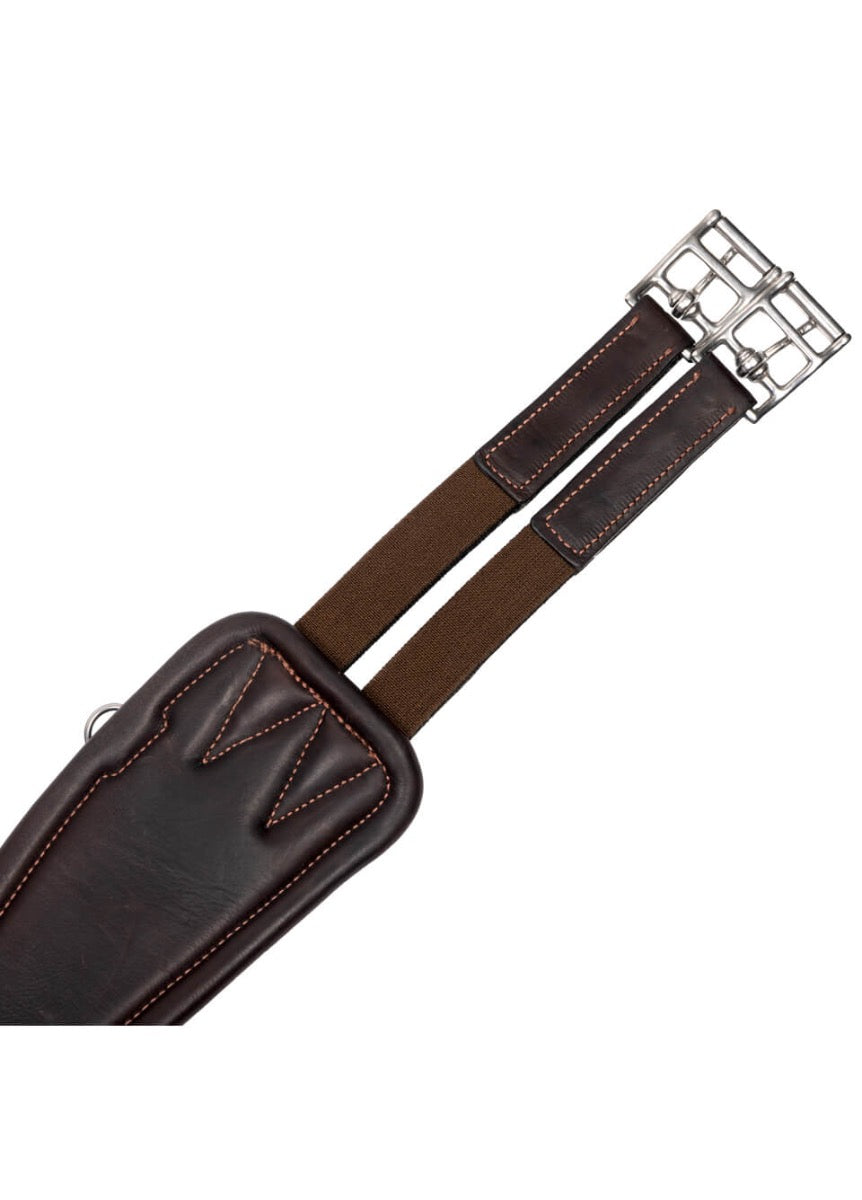 LeMieux Gel-Tek Anatomic Curve Jumping Girth - Brown