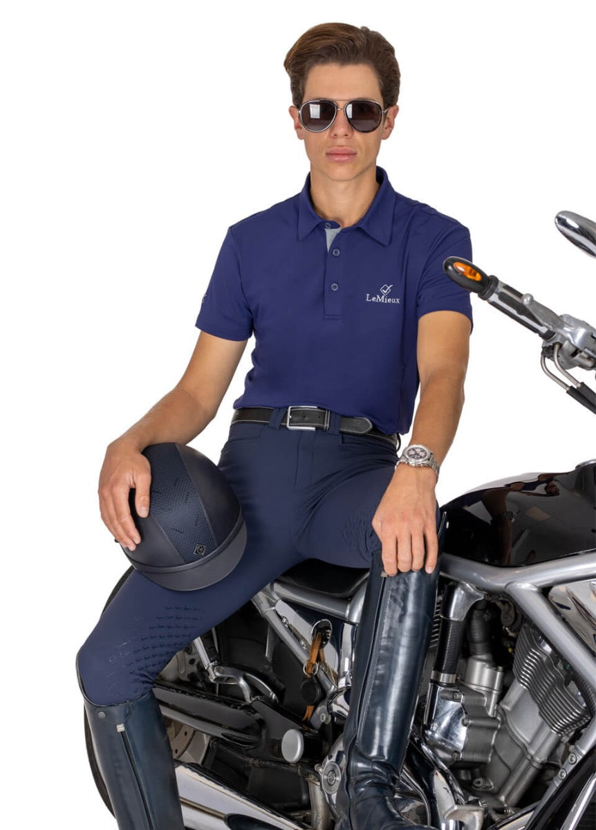 LeMieux Monsieur Mens Polo Shirt - Navy