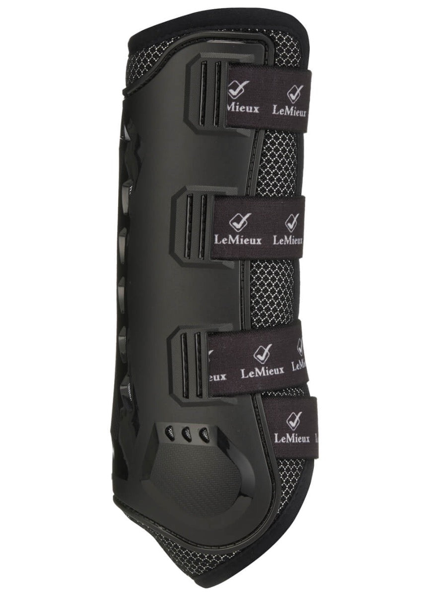 LeMieux Ultra Mesh Snug Boot (Pair) - Black