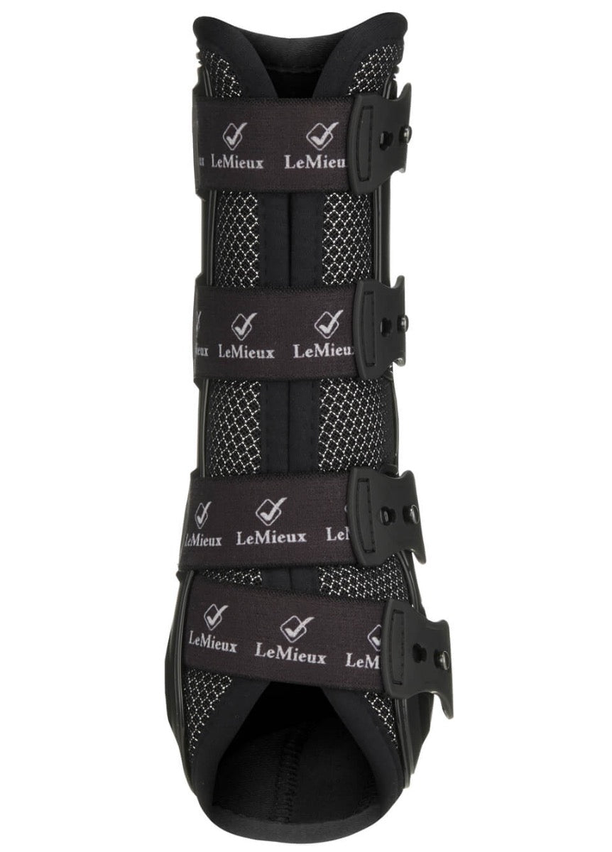 LeMieux Ultra Mesh Snug Boot (Pair) - Black