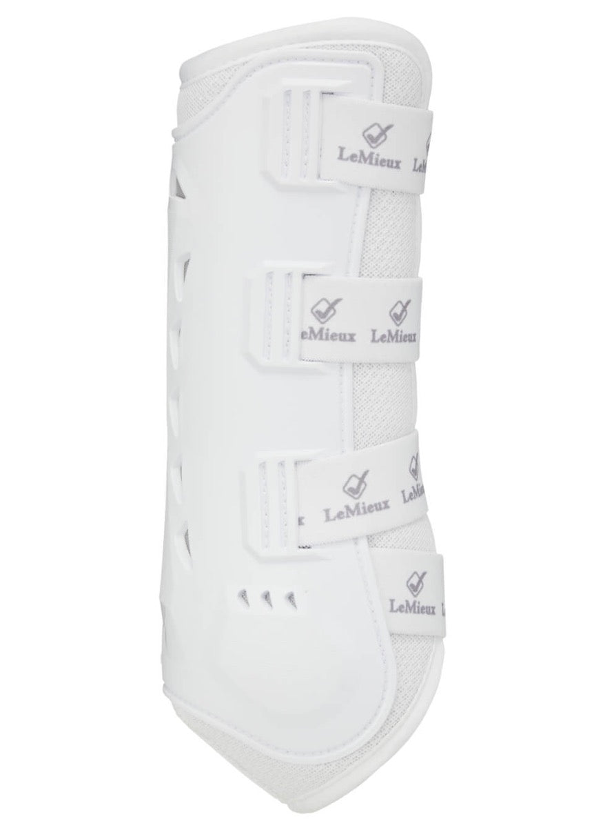 LeMieux Ultra Mesh Snug Boot (Pair) - White