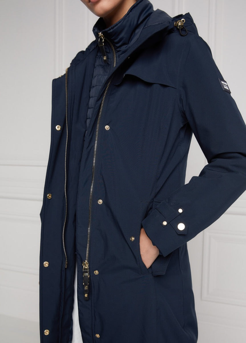 Holland Cooper Longline Training Coat - Ink Navy