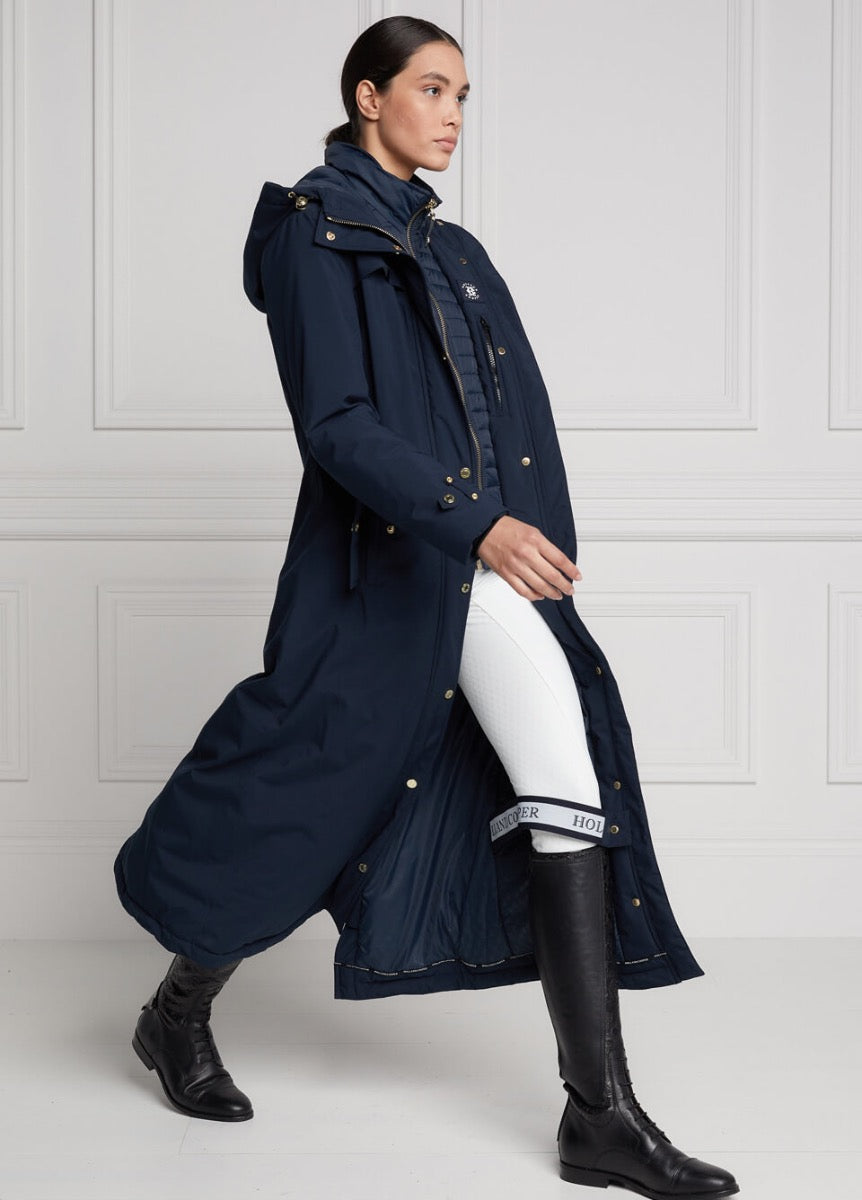 Holland Cooper Longline Training Coat - Ink Navy
