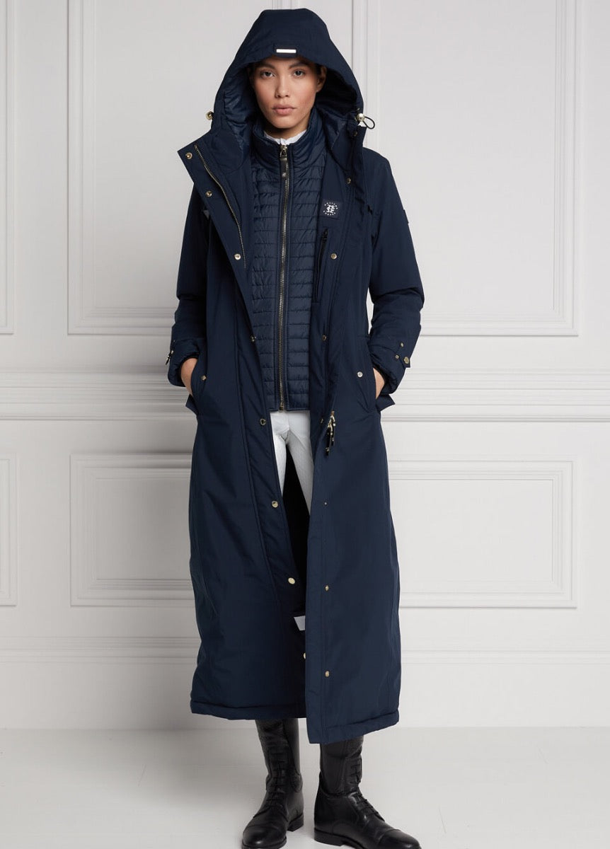 Holland Cooper Longline Training Coat - Ink Navy