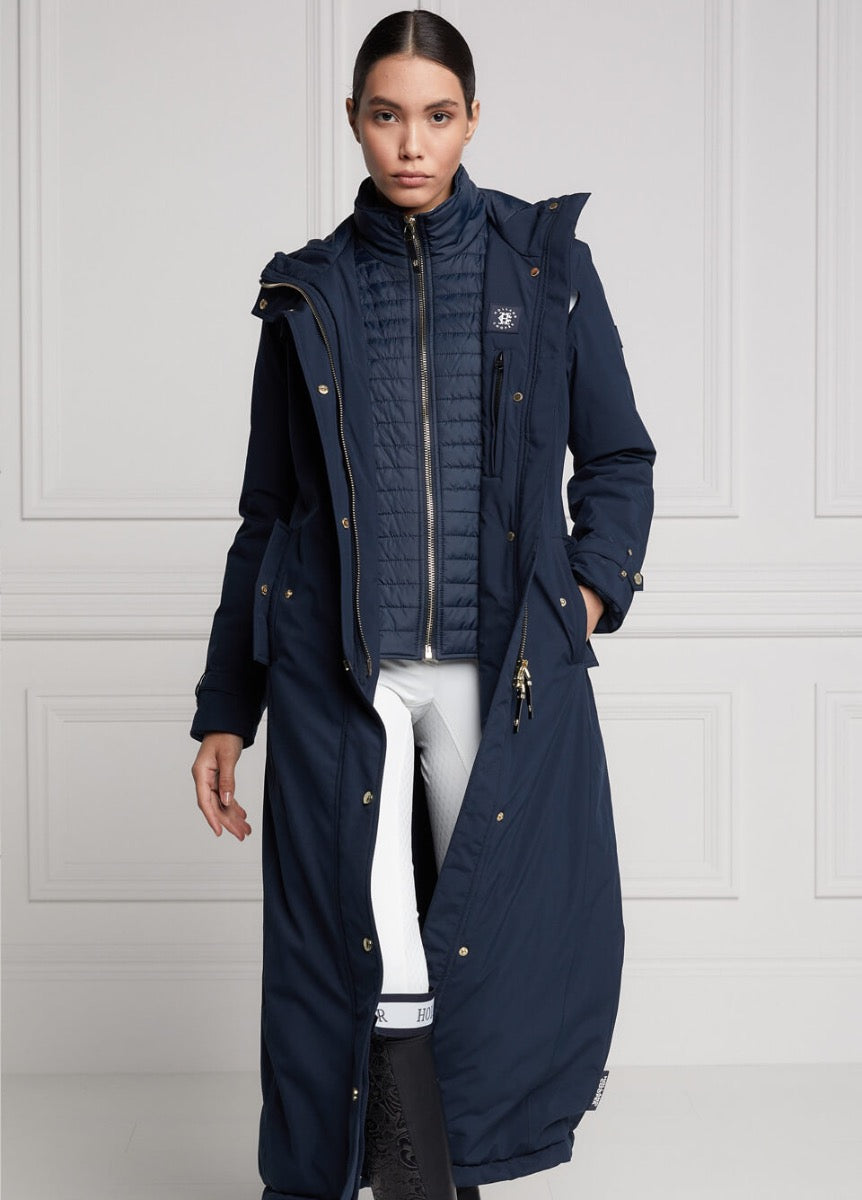 Holland Cooper Longline Training Coat - Ink Navy