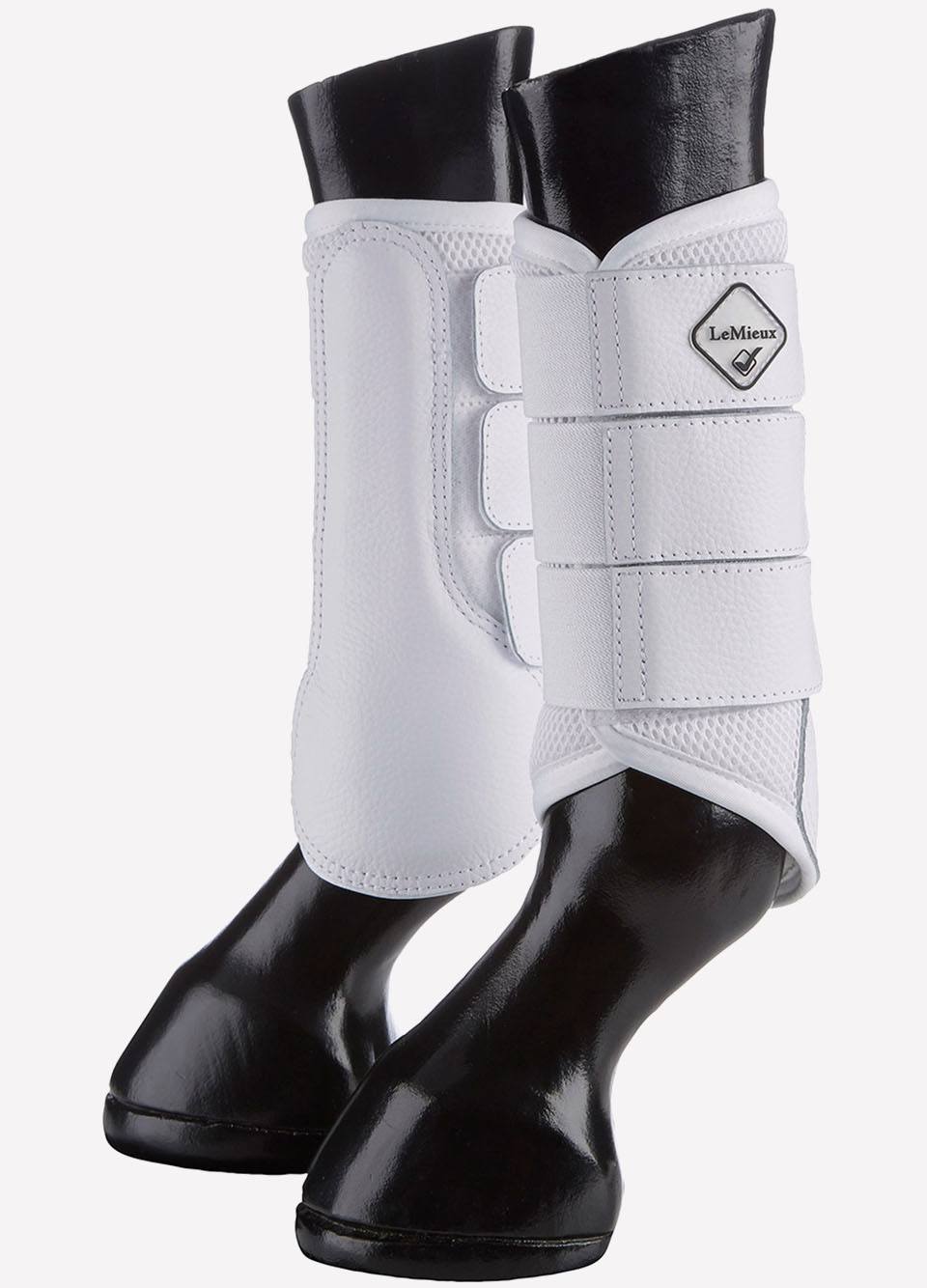 LeMieux ProSport Mesh Brushing Boots - White