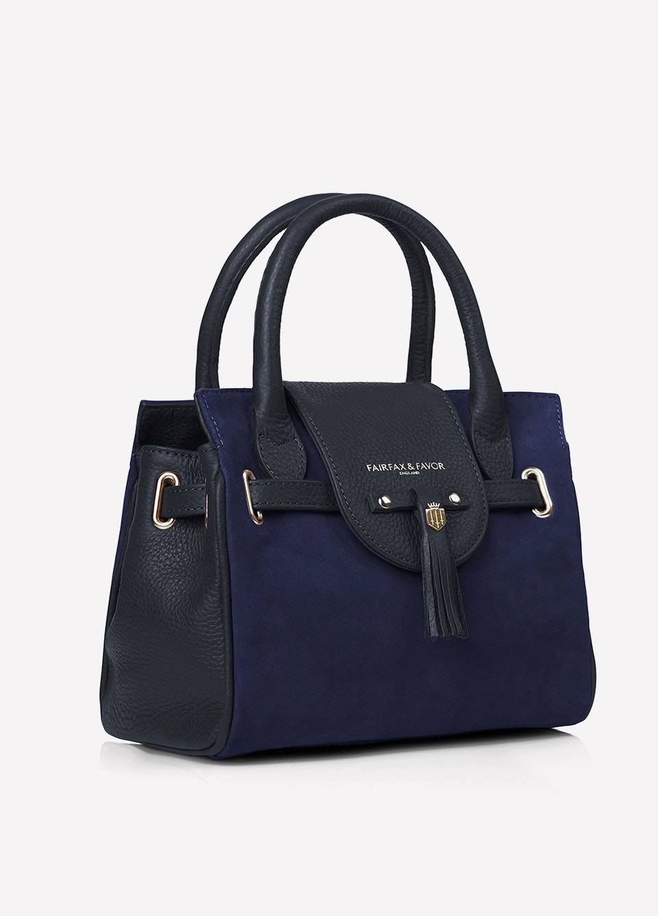 Fairfax & Favor Mini Windsor Handbag - Navy