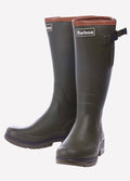 Barbour Mens Tempest Wellingtons - Olive